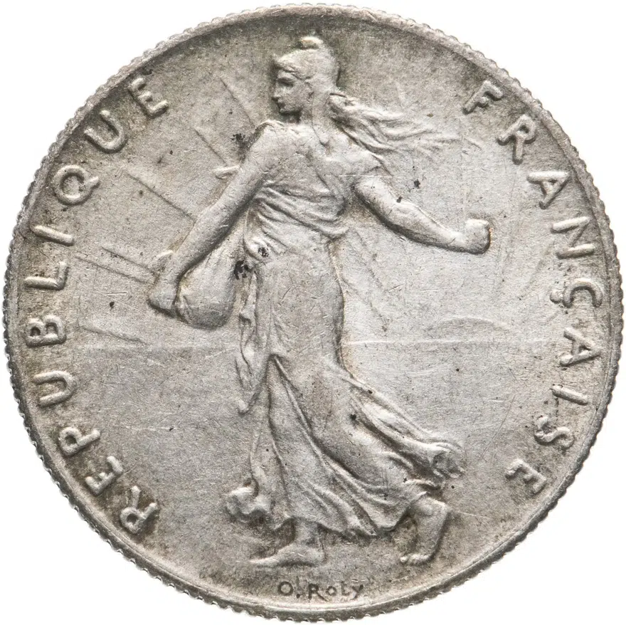 Франция 50 сантимов (centimes) 1910