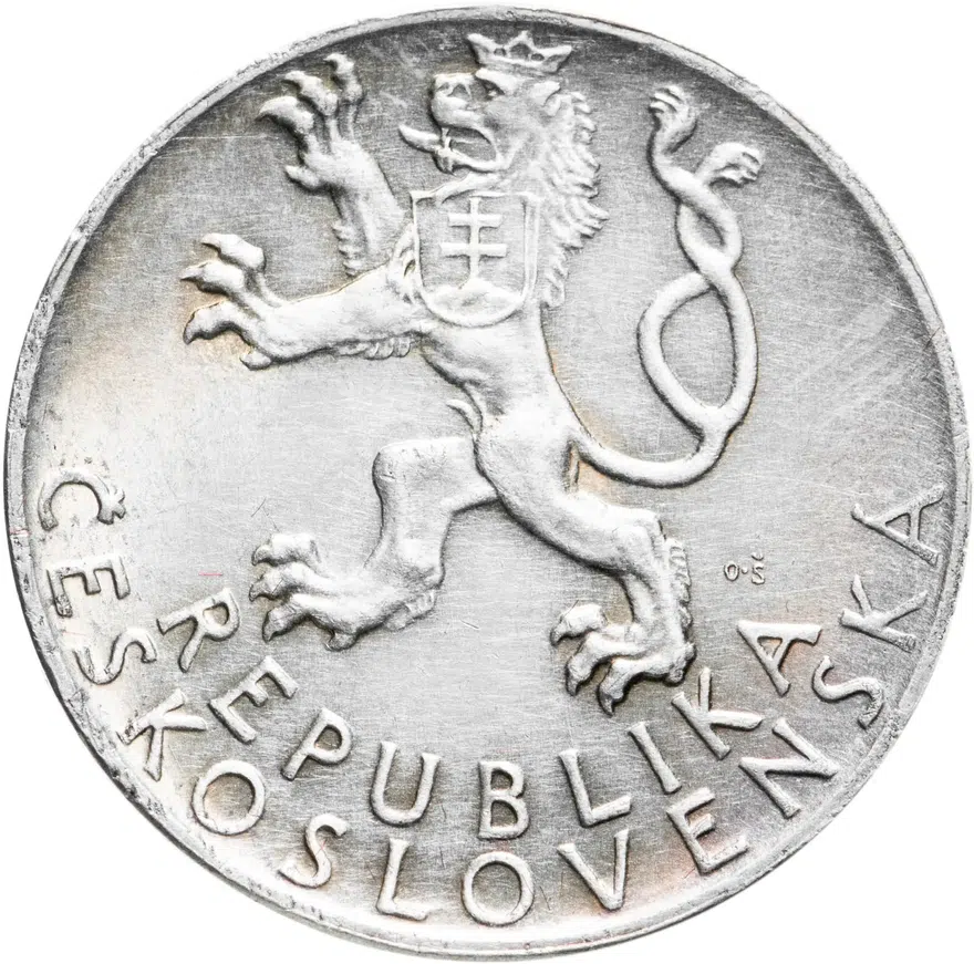 Чехословакия 50 крон (korun) 1947  3 года Словацкому восстанию, аверс