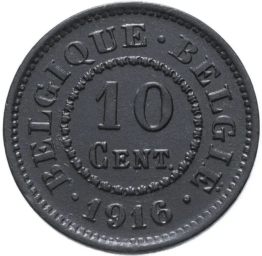 Бельгия 10 сантимов (centimes) 1916