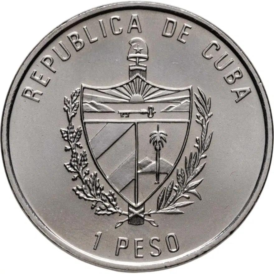 Куба 1 песо (peso) 1991 "Год Испании - Олимпийский стадион в Барселоне", реверс