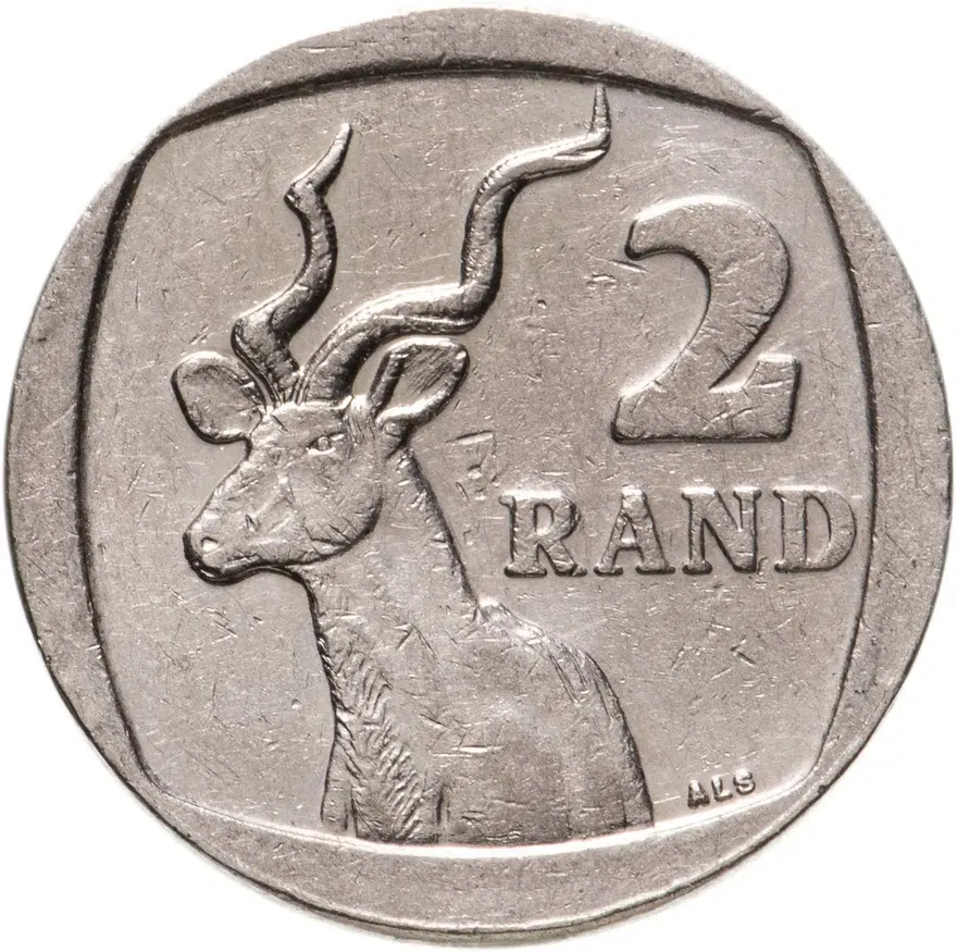 ЮАР 2 ранда (рэнда, rand) 2003-2016, случайная дата