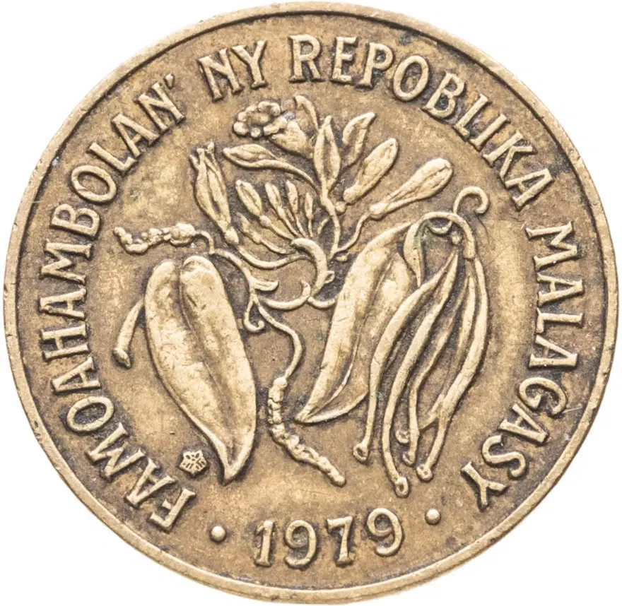 Мадагаскар 10 франков (francs) 1979, реверс