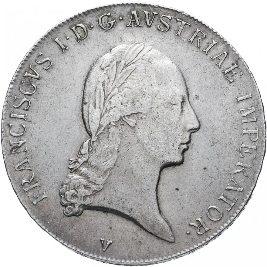 Австрия 1 талер (thaler) 1818 V, аверс