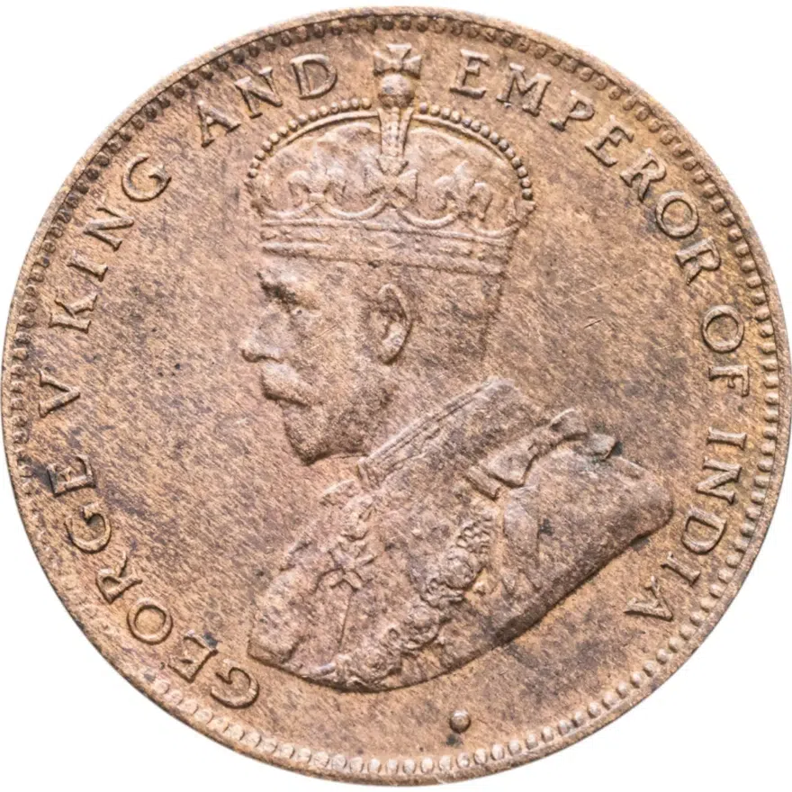 Маврикий 2 цента (cents) 1911, реверс