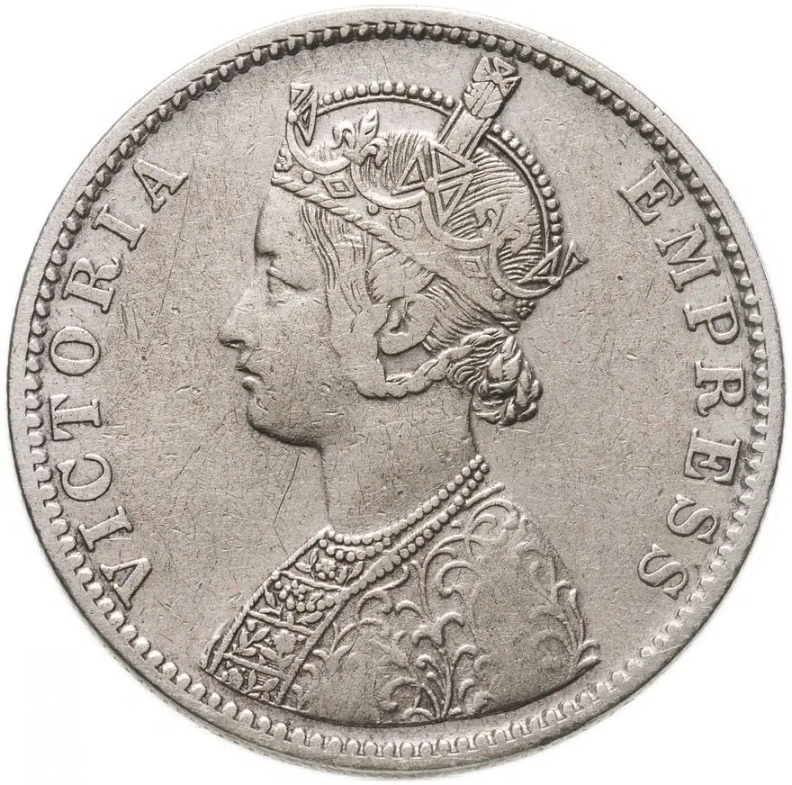 Индия (Британская) 1 рупия (rupee) 1890 C