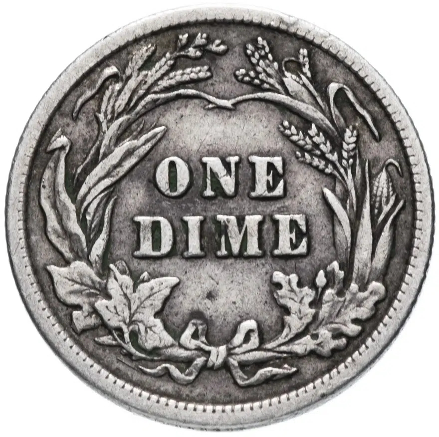 США 1 дайм (dime, 10 центов) 1916, аверс