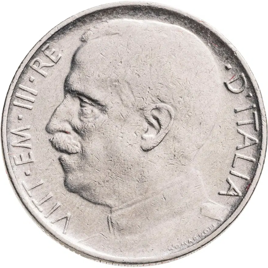 Италия 50 чентезимо (centesimi) 1925