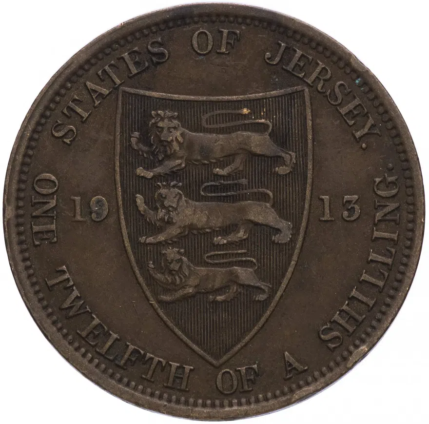 Джерси 1/12 шиллинга (shilling) 1913