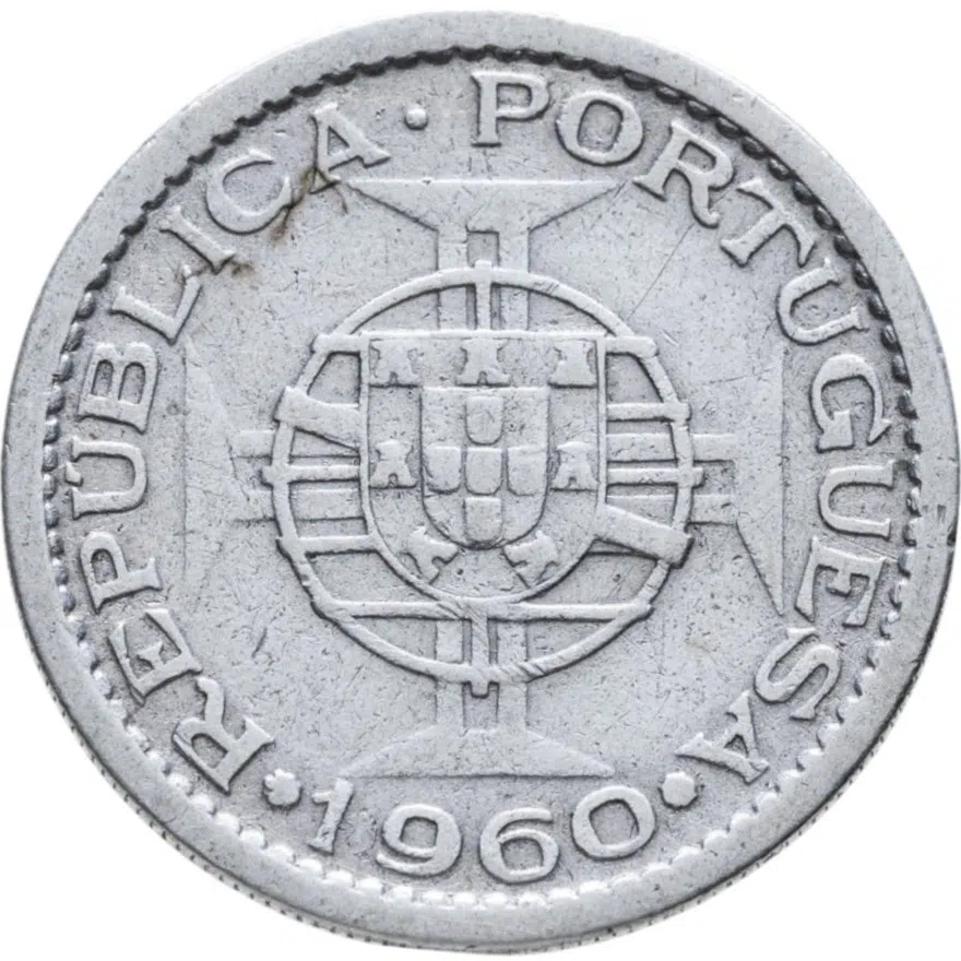 Мозамбик 5 эскудо (escudos) 1960, аверс