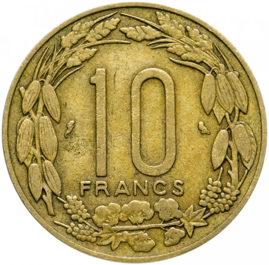 Французская Экваториальная Африка 10 франков (franc) 1967 Камерун