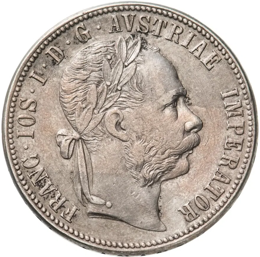 Австро-Венгрия 1 флорин (florin) 1889, монета для Австрии