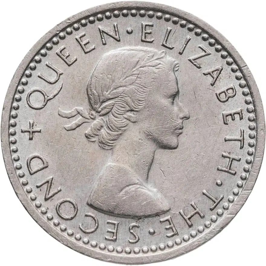 Новая Зеландия 3 пенса (pence) 1960, реверс