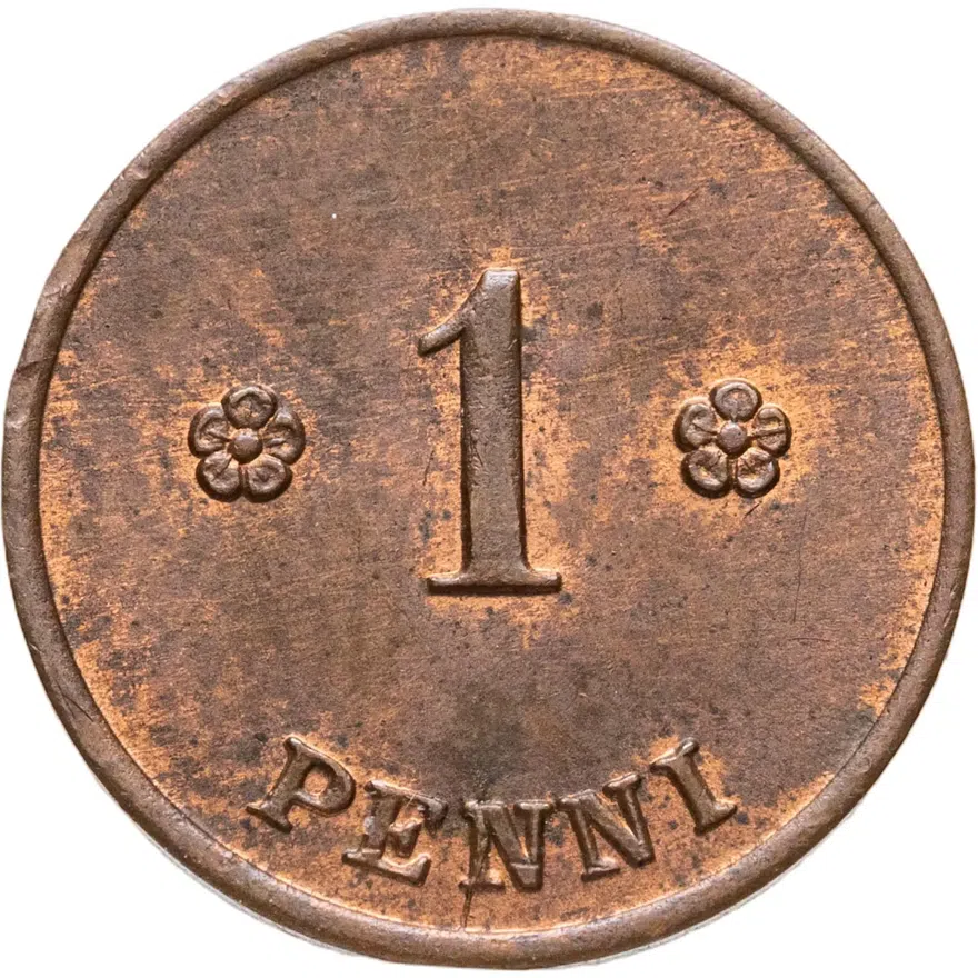 Финляндия 1 пенни (penny) 1923