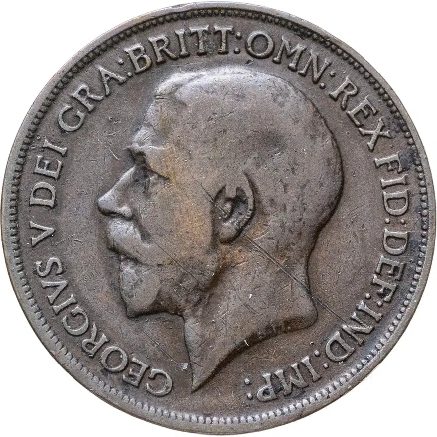 Великобритания 1 пенни (penny) 1917