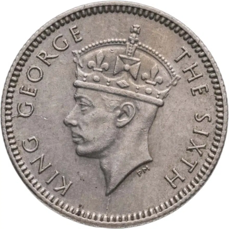 Малайя 5 центов (cents) 1948, реверс