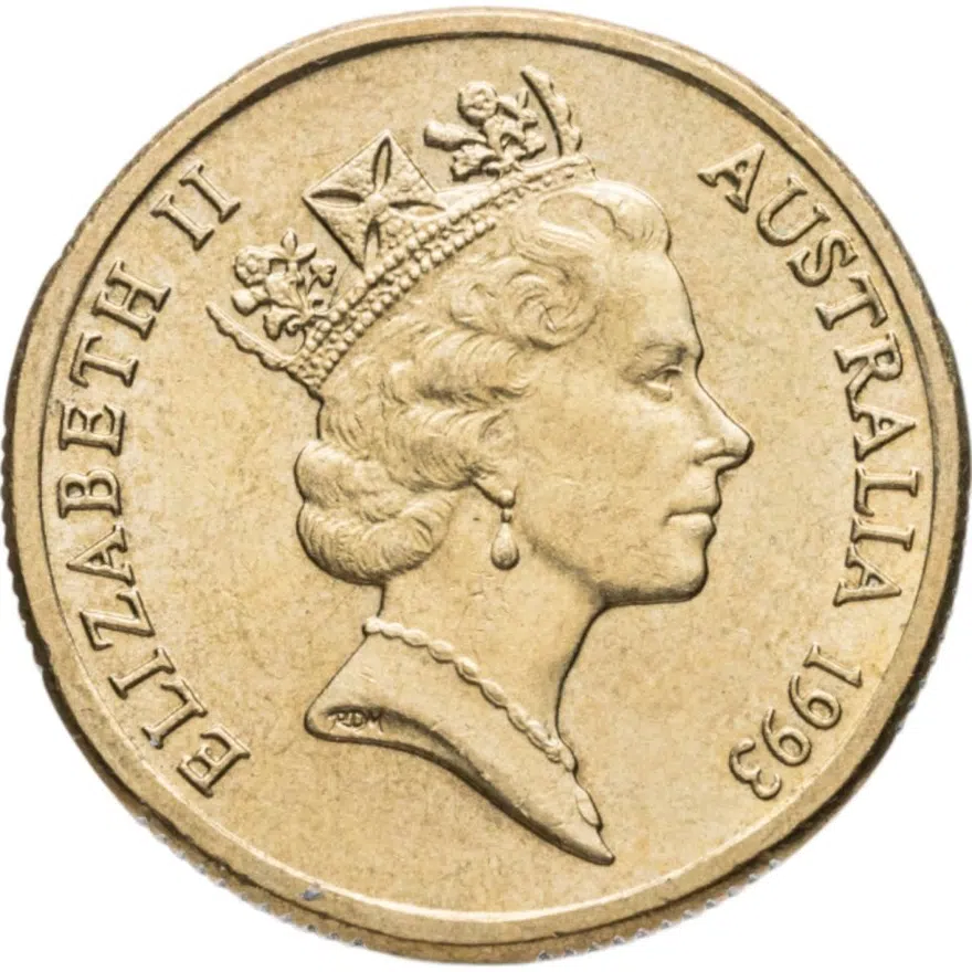 Австралия 1 доллар (dollar) 1993 "Landcare Australia — организация по защите окружающей среды", реверс