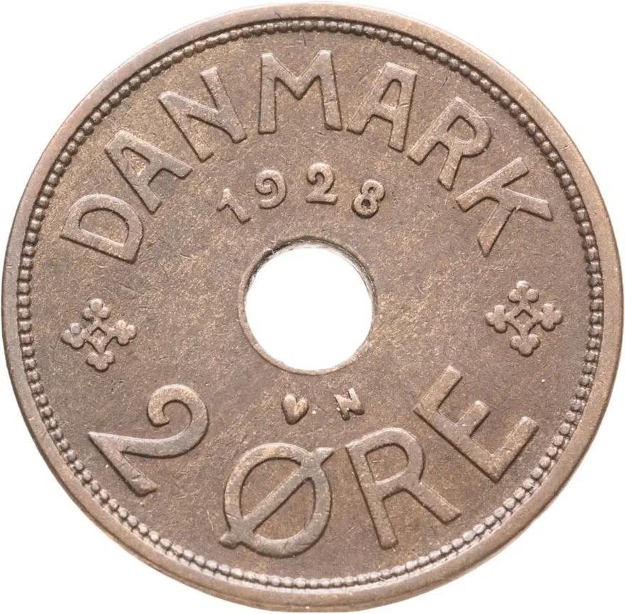 Дания 2 эре (ore) 1928
