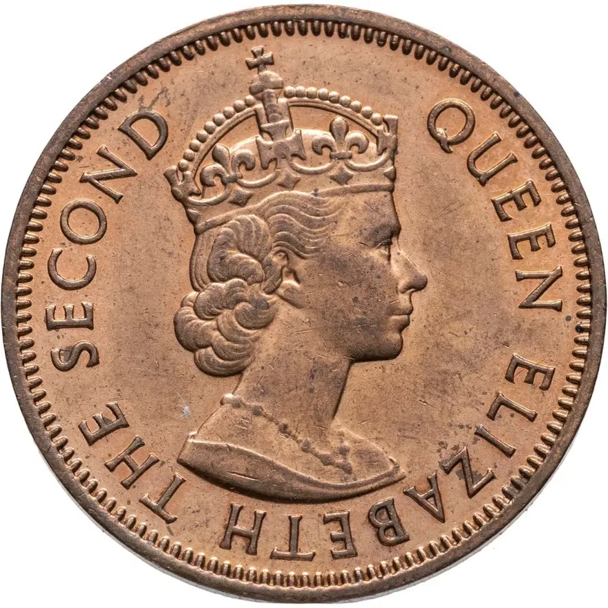 Маврикий 2 цента (cents) 1975