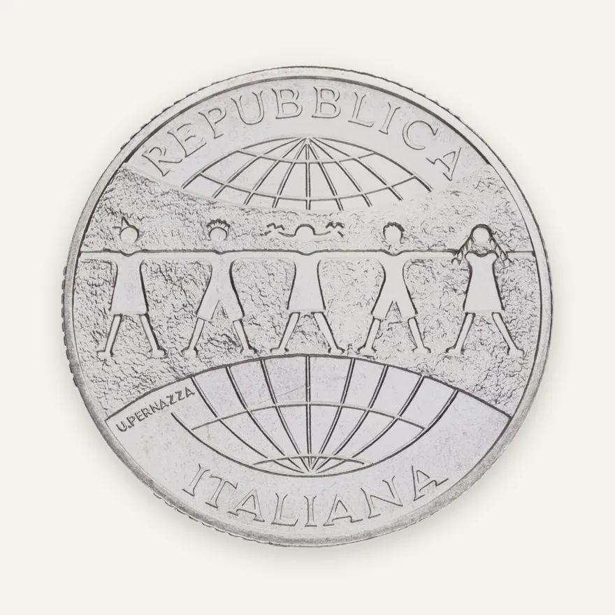 Италия 10 евро 2006 "60 лет ЮНИСЕФ"