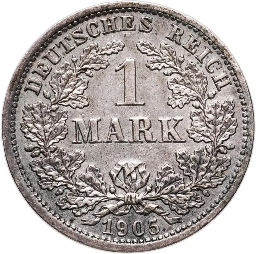 Германия (Германская Империя) 1 марка 1905 "D"