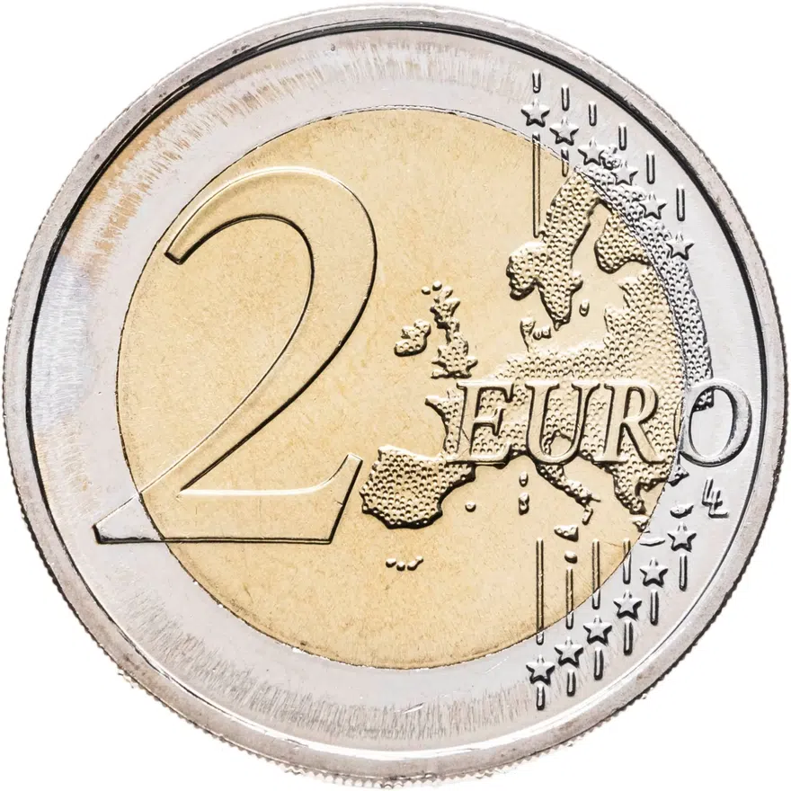 Латвия 2 евро (euro) 2017 Исторические области Латвии - Курземе, реверс