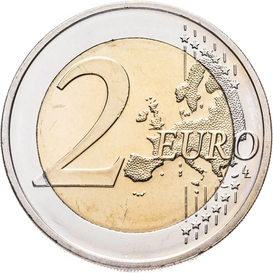 Латвия 2 евро (euro) 2017 Исторические области Латвии - Латгалия, реверс