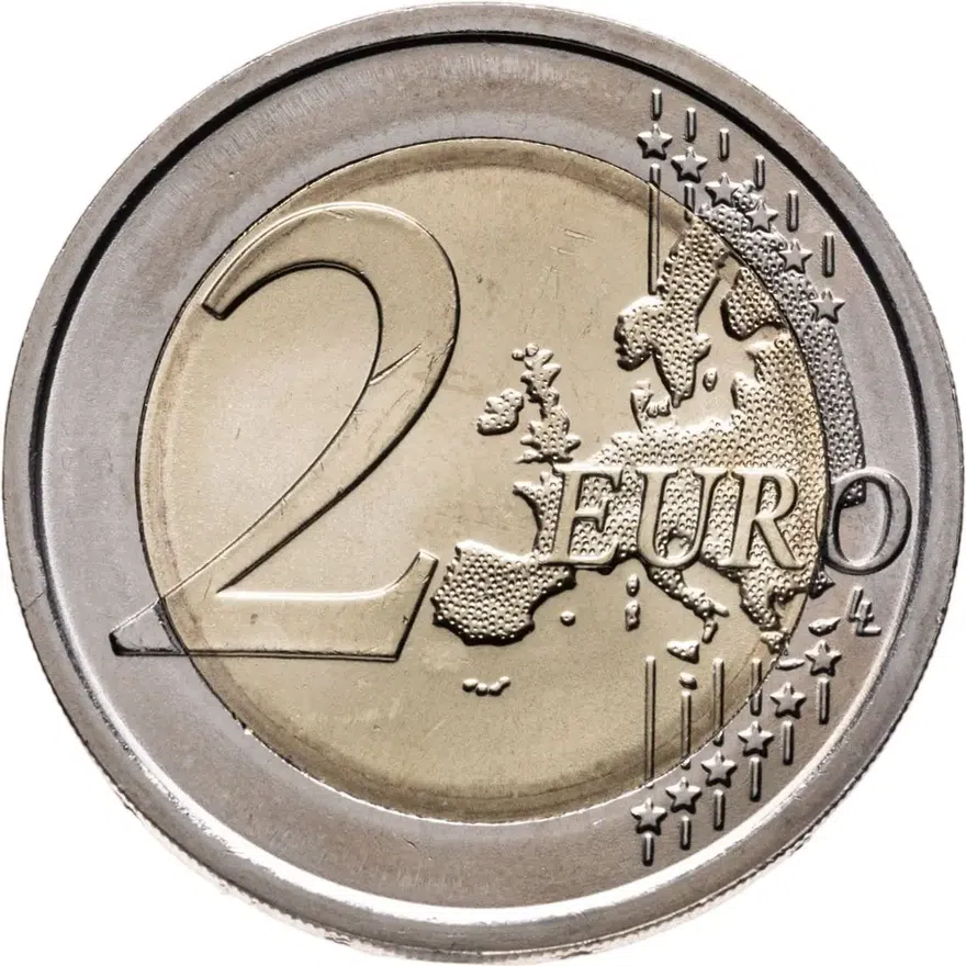 Италия 2 евро (euro) 2018 60 лет основанию Министерства здравоохранения, реверс