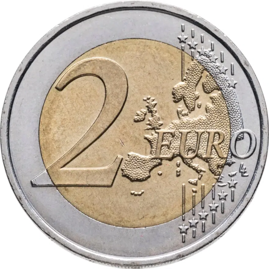 Франция 2 евро (euro) 2018  100 лет со дня окончания Первой мировой войны (Василёк Франции), реверс