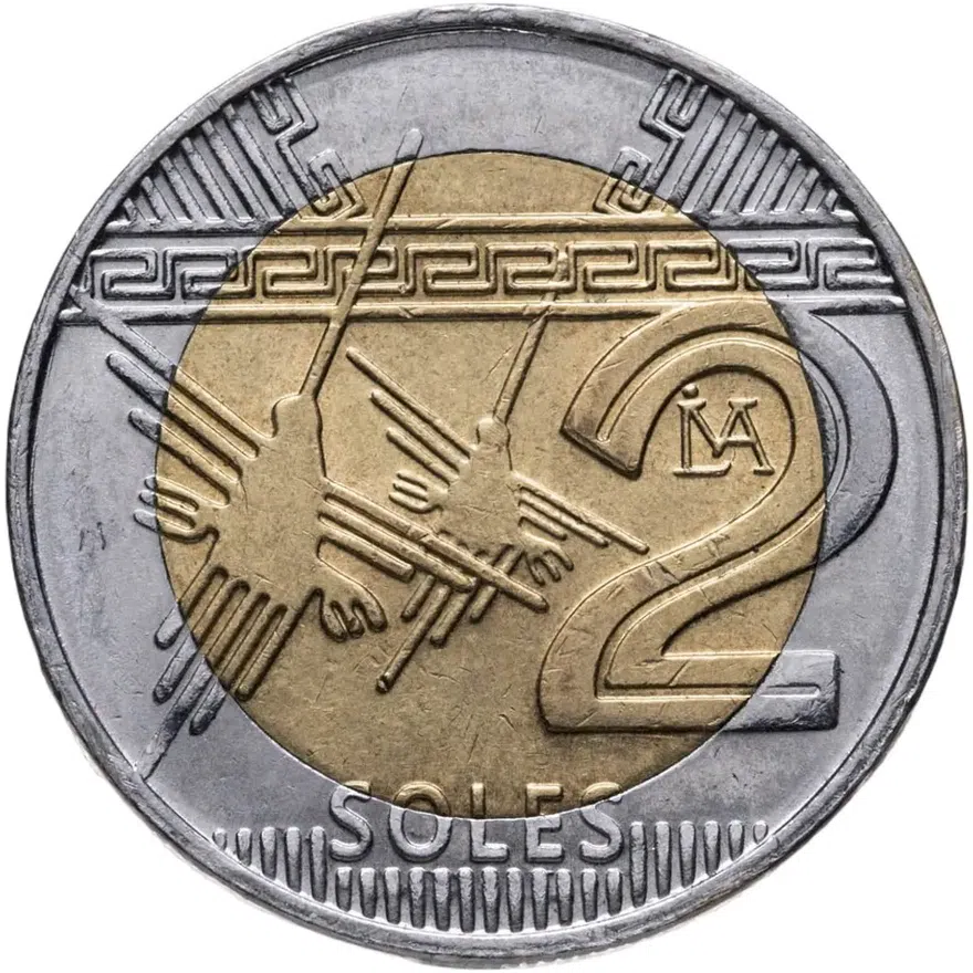 Перу 2 соля (soles) 2016, аверс