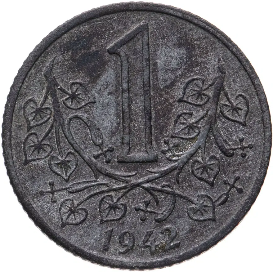 Богемия и Моравия 1 крона (koruna) 1942