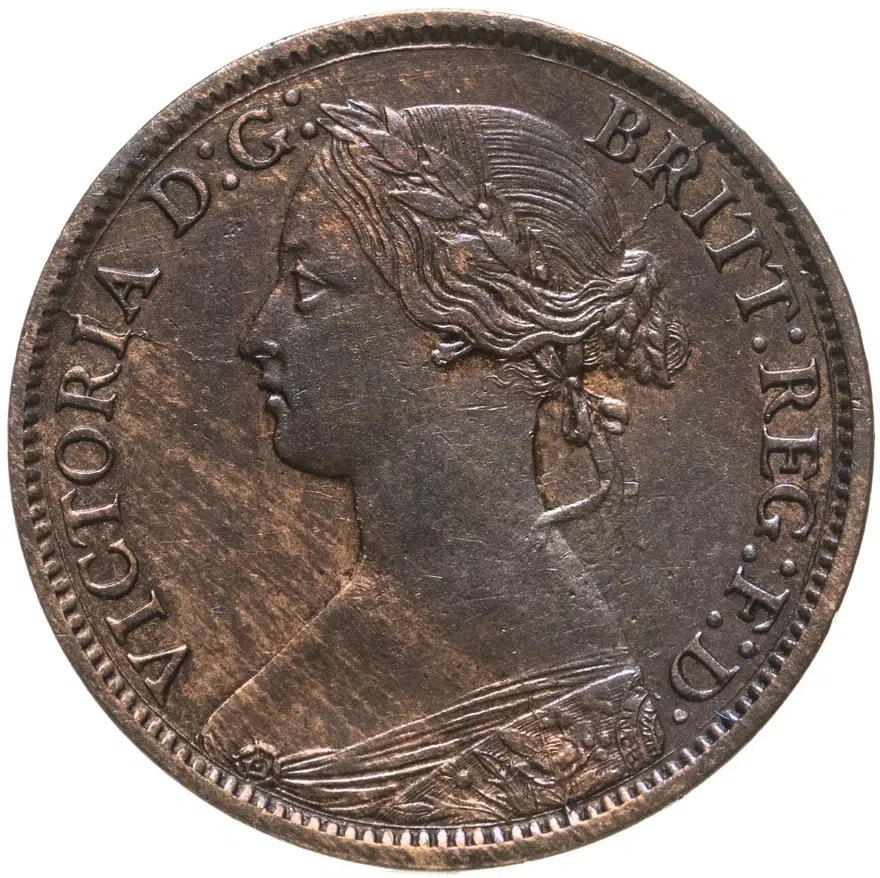 Новая Шотландия 1/2 цента (half cent) 1861