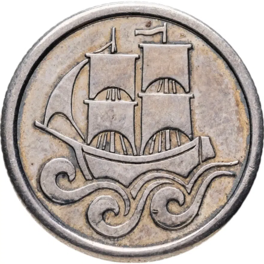 Данциг 1/2 гульдена (gulden) 1923, реверс