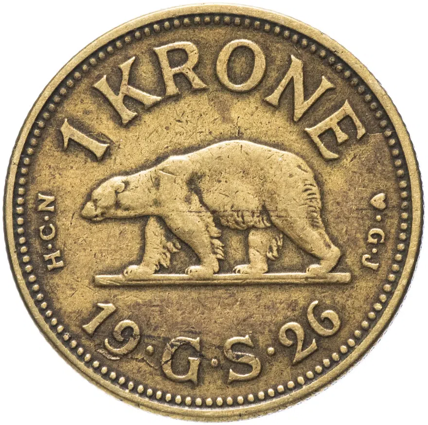 Дания (Гренландия) 1 крона 1926, реверс