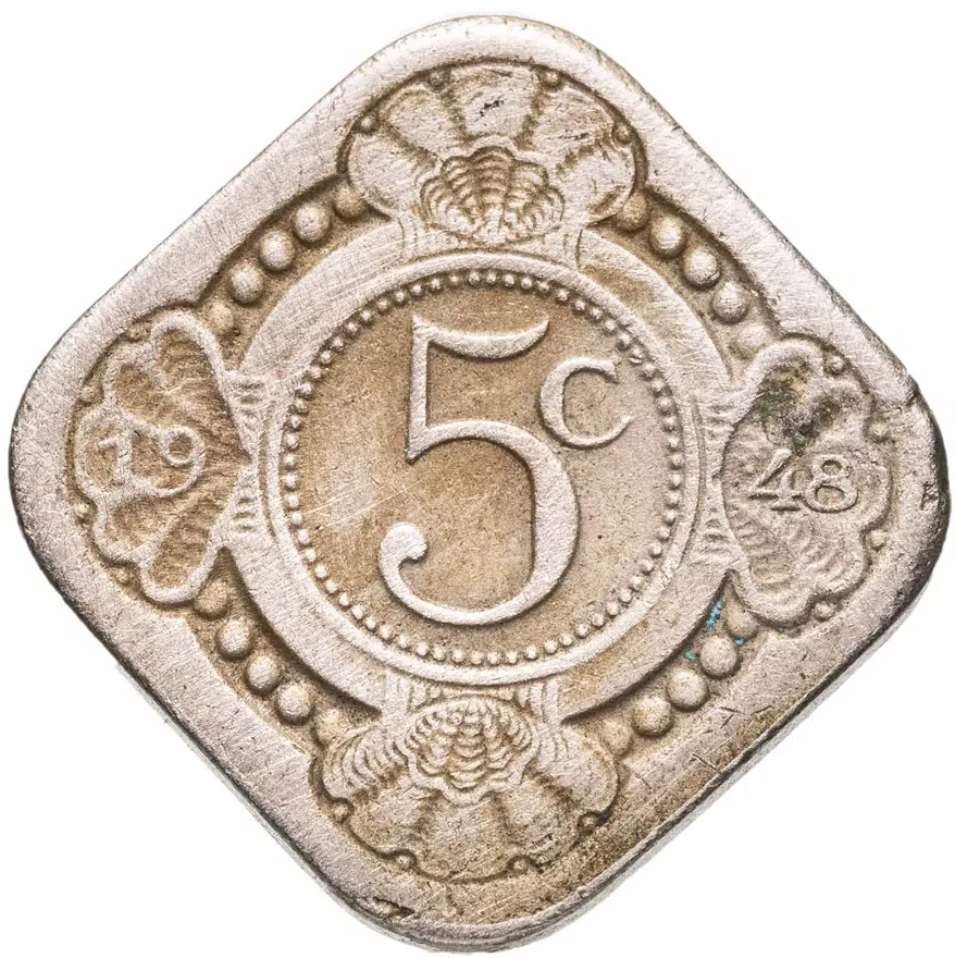 Кюрасао 5 центов (cents) 1948