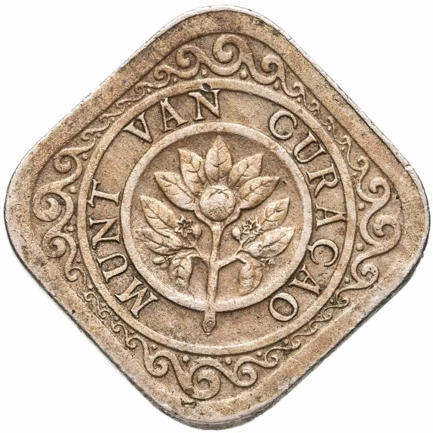 Кюрасао 5 центов (cents) 1948, реверс