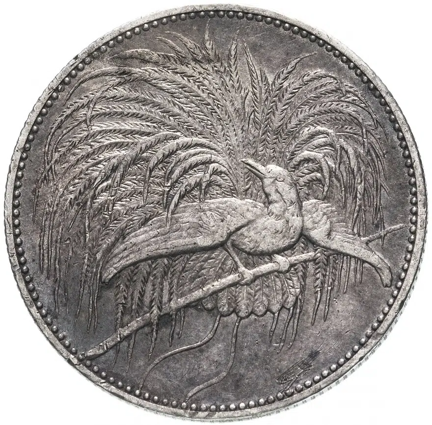 Германская Новая Гвинея 2 марки (mark) 1894, аверс