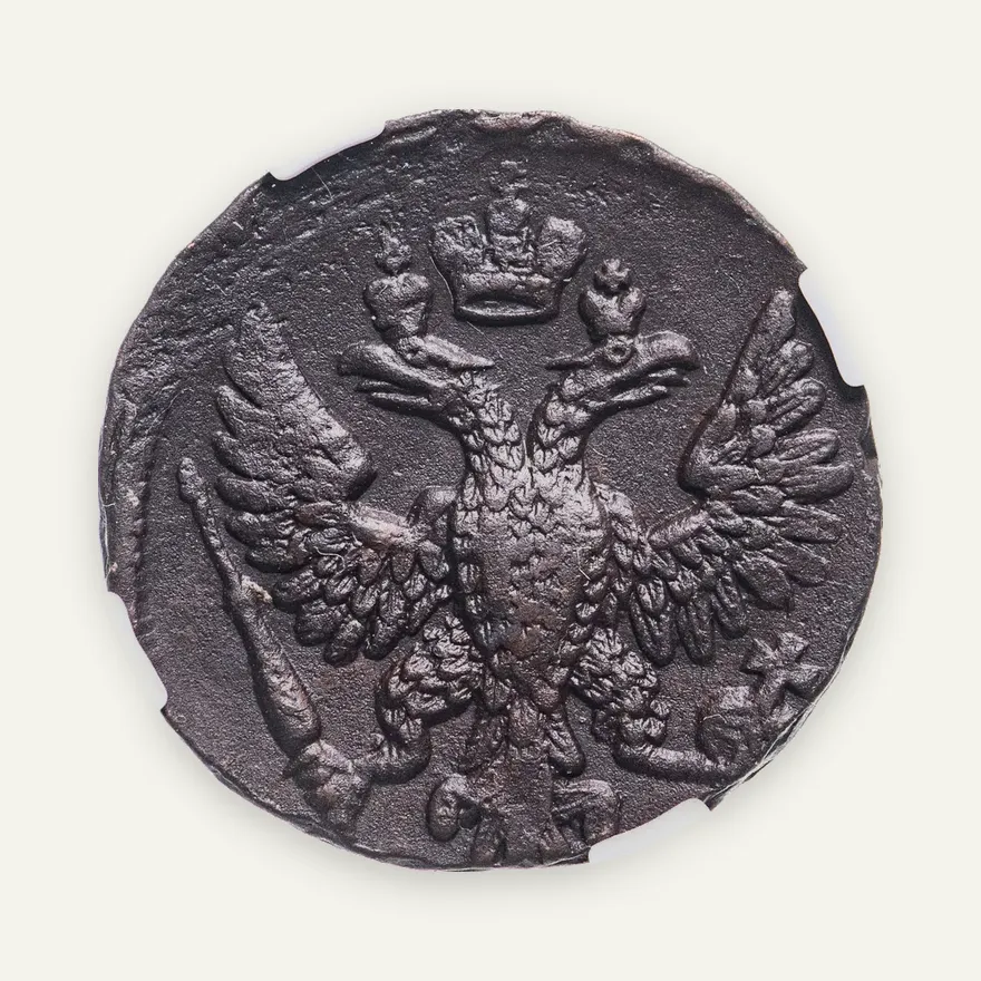 денга 1748 в крыле 12 перьев, хвост узкий, реверс
