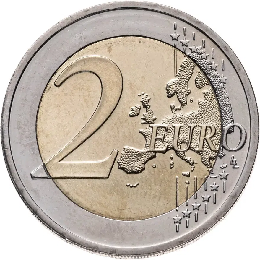 Германия 2 евро (euro) 2020 D "Федеральные земли Германии: Бранденбург - Дворец Сан-Суси", реверс