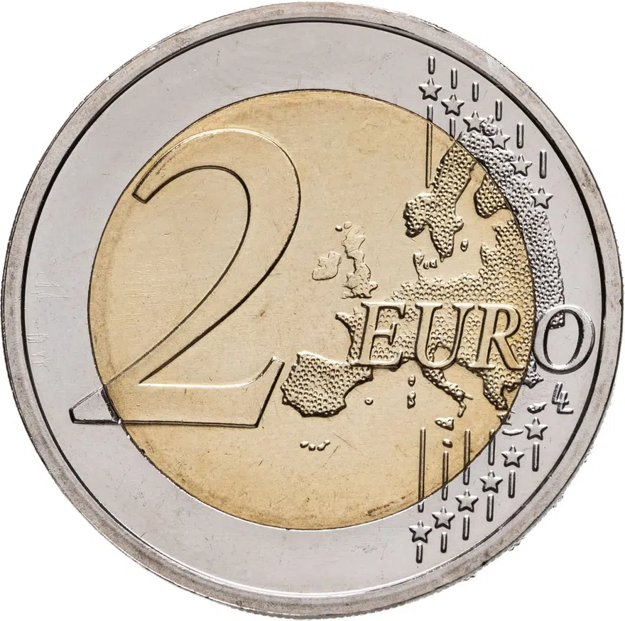 Германия 2 евро (euro) 2023 Гамбург - Эльбская филармония, знак монетного двора "А" - Берлин, реверс