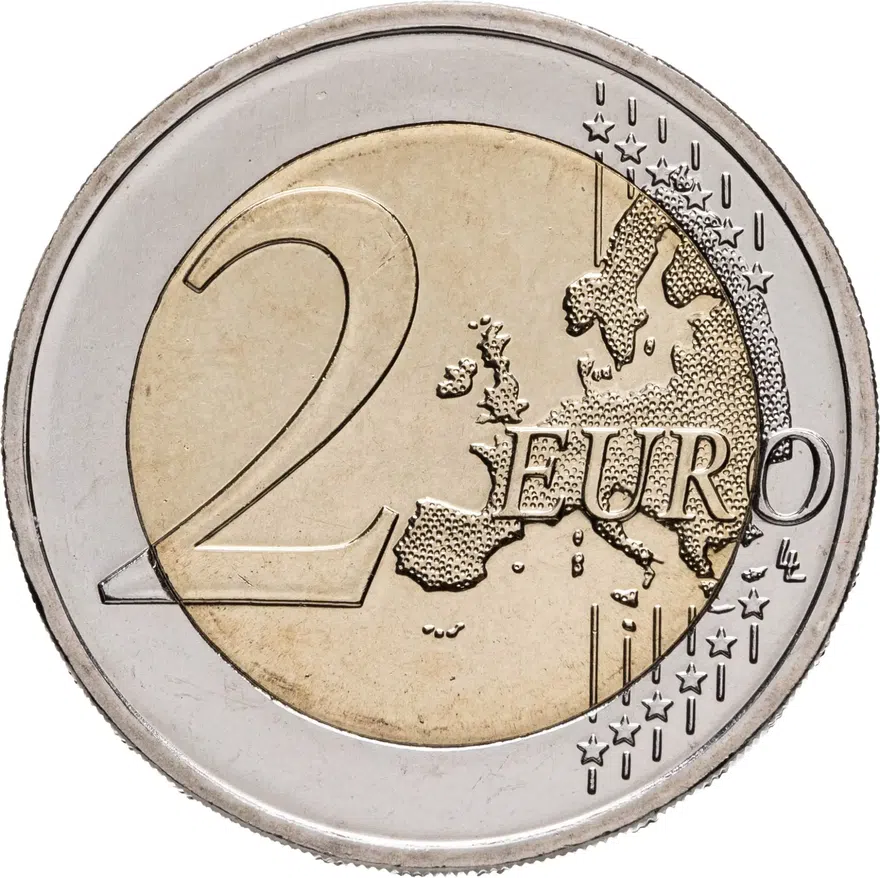 Германия 2 евро (euro) 2023 Гамбург - Эльбская филармония, знак монетного двора "D" - Мюнхен, реверс