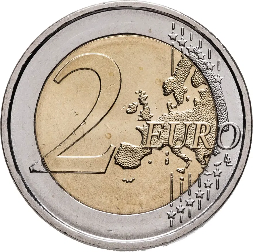Германия 2 евро (euro) 2023 Гамбург - Эльбская филармония, знак монетного двора "J" - Гамбург, реверс