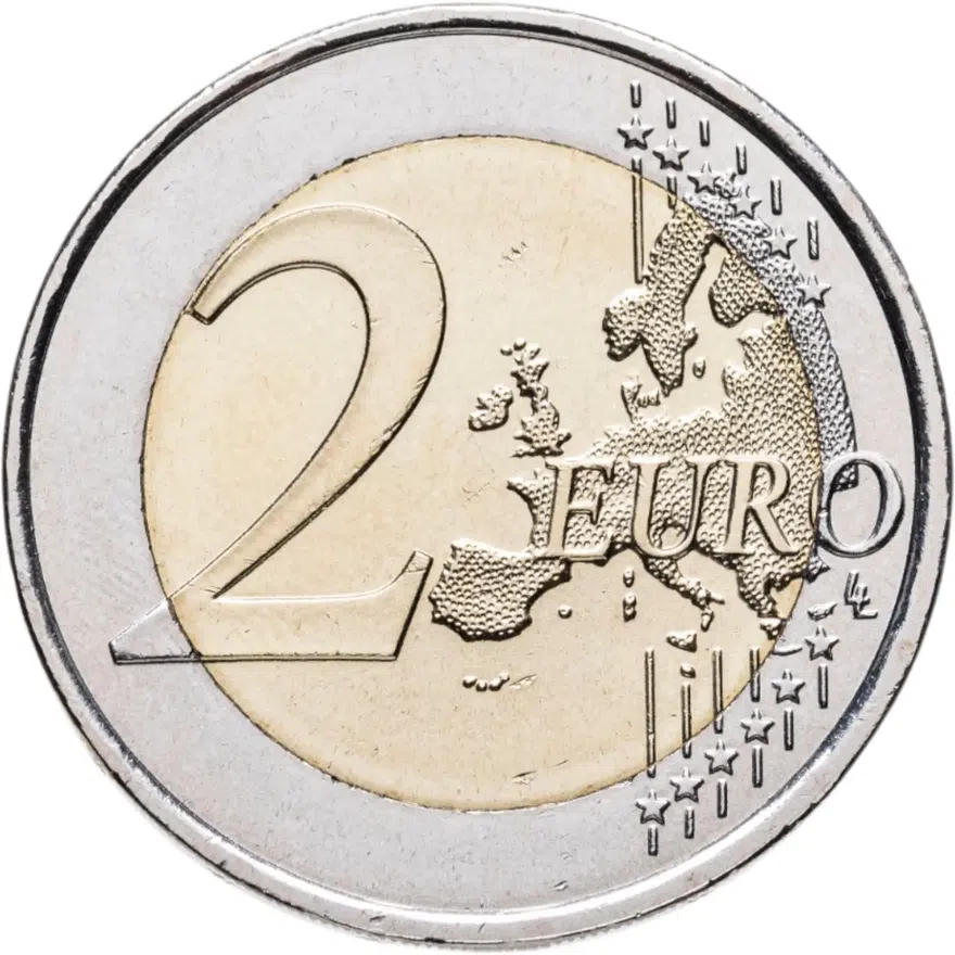 Испания 2 евро 2023 "Старый город Касерес", реверс