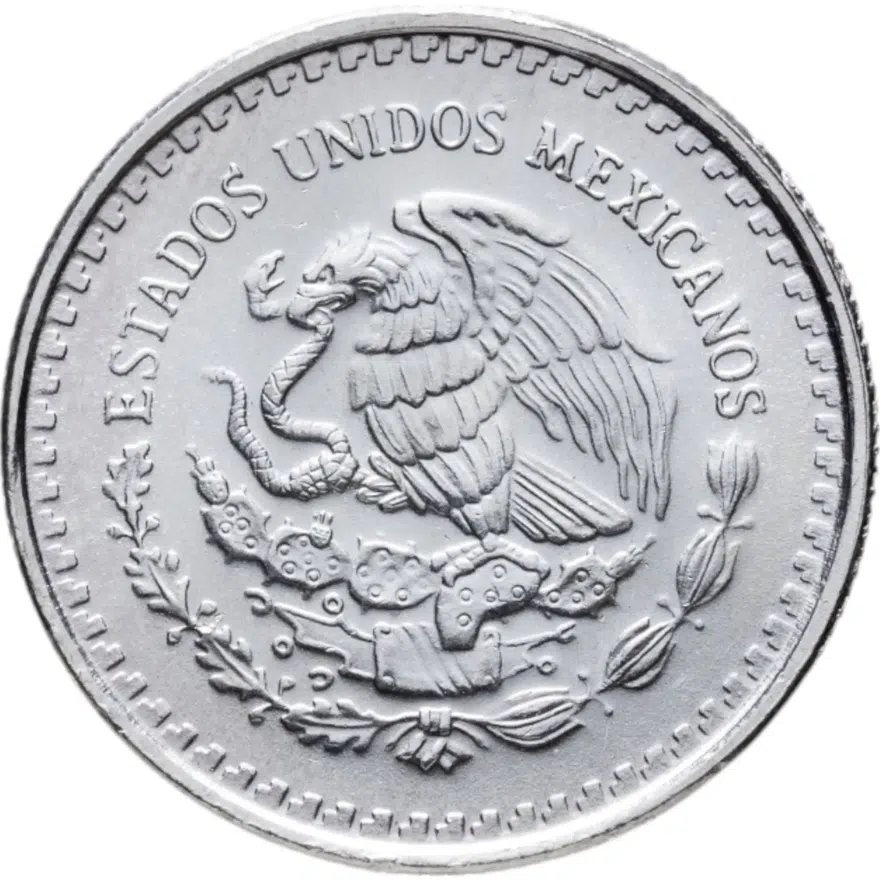 Мексика либертад 1/10 унции (1/10 onza, libertad) 2002 "Свобода", реверс