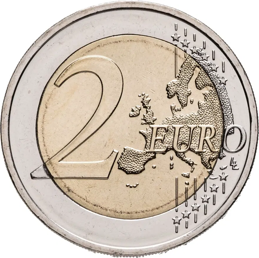 Германия 2 евро (euro) 2022 Федеральная земля Тюрингия - замок Вартбург, знак монетного двора "D" - Мюнхен, реверс