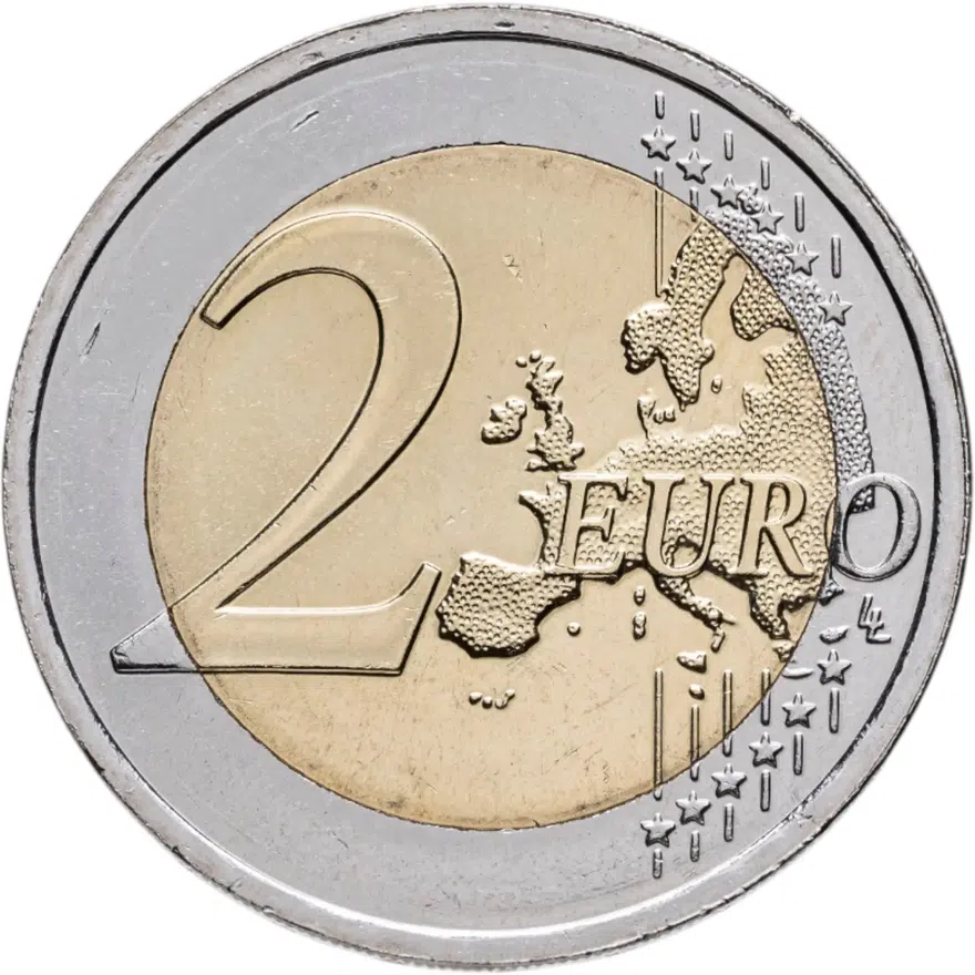 Литва 2 евро 2022 "35 лет программы Erasmus", аверс