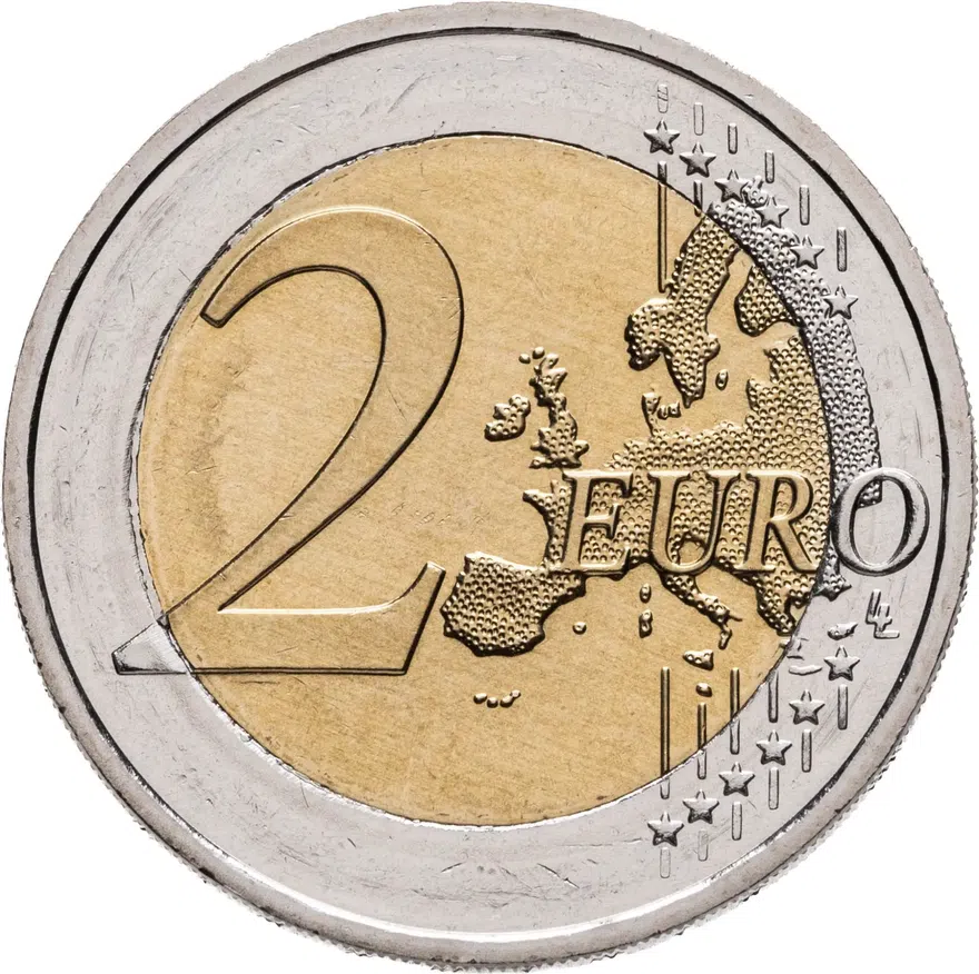 Германия 2 евро (euro) 2021 Федеральная земля Саксония-Анхальт - Магдебургский собор, знак монетного двора "А" - Берлин, реверс