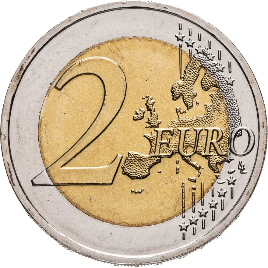 Германия 2 евро (euro) 2021 Федеральная земля Саксония-Анхальт - Магдебургский собор, знак монетного двора "G" - Карлсруэ, реверс
