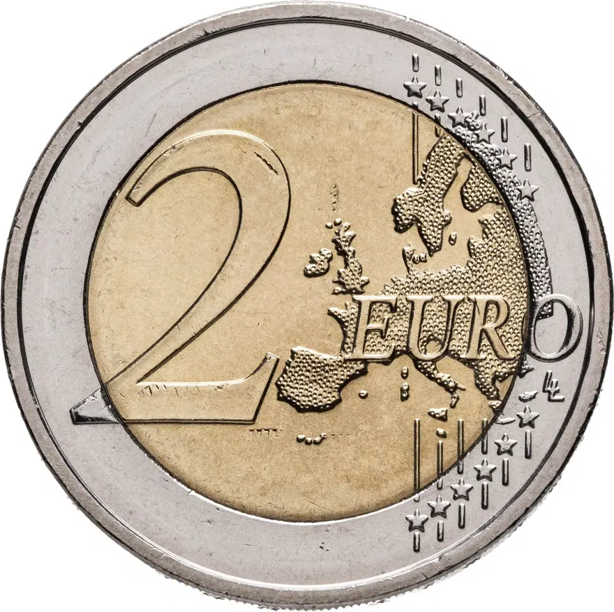 Германия 2 евро (euro) 2021 Федеральная земля Саксония-Анхальт - Магдебургский собор, знак монетного двора "J" - Гамбург, реверс