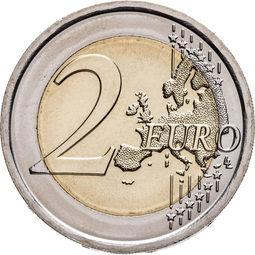 Италия 2 евро 2021 Медицинские профессии - Спасибо, реверс