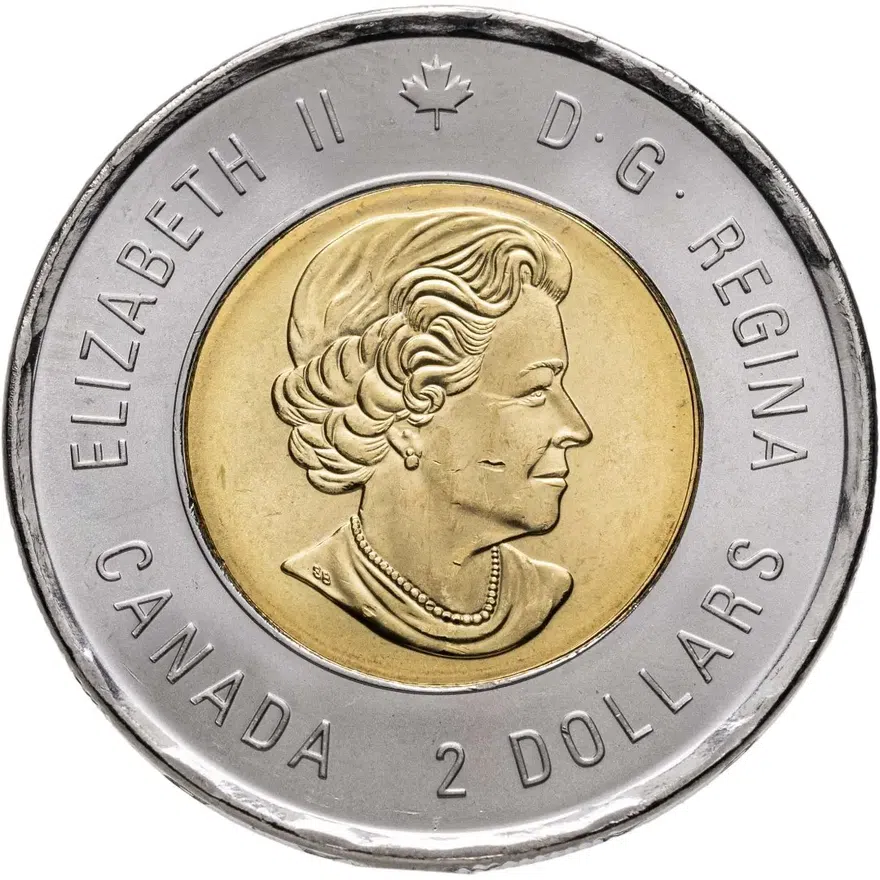 Канада 2 доллара (dollar)  2021 "100 лет изобретению инсулина", реверс